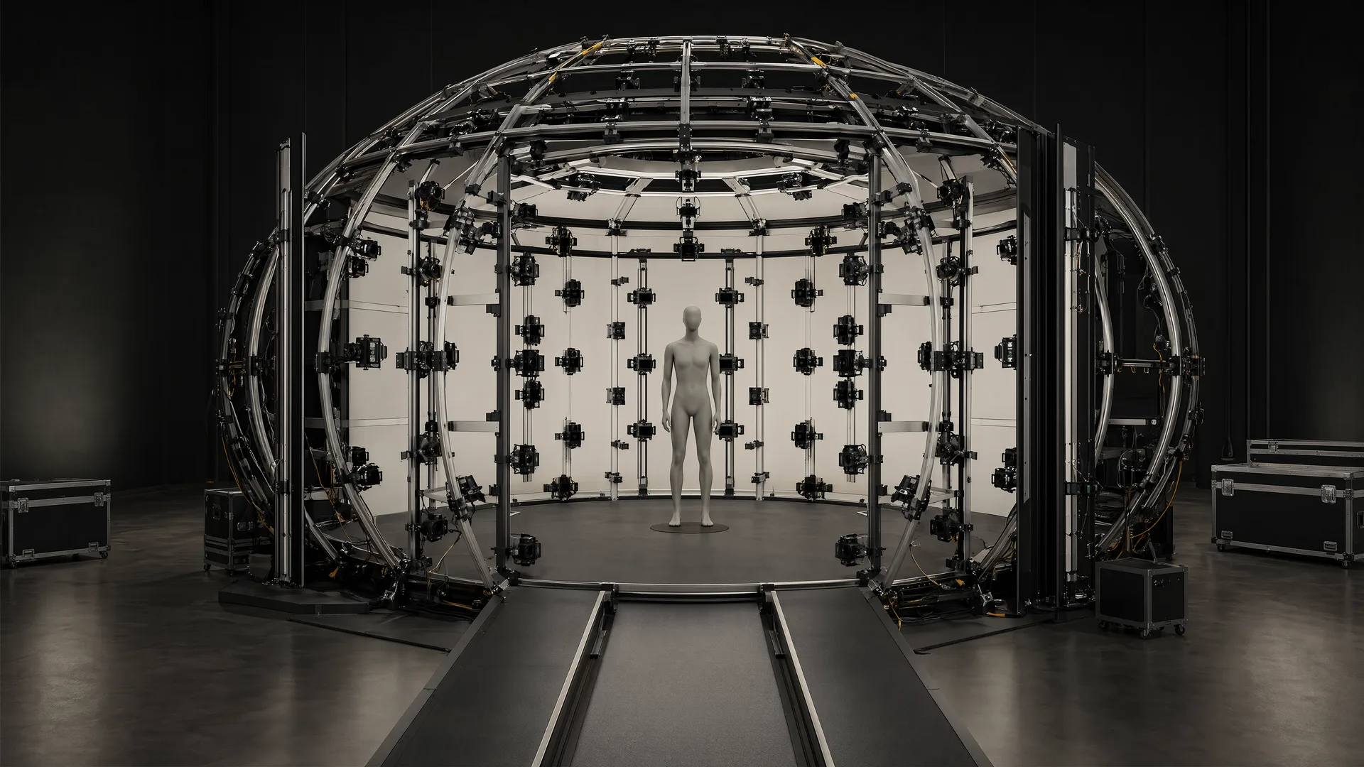Representative walk-in volumetric capture volume