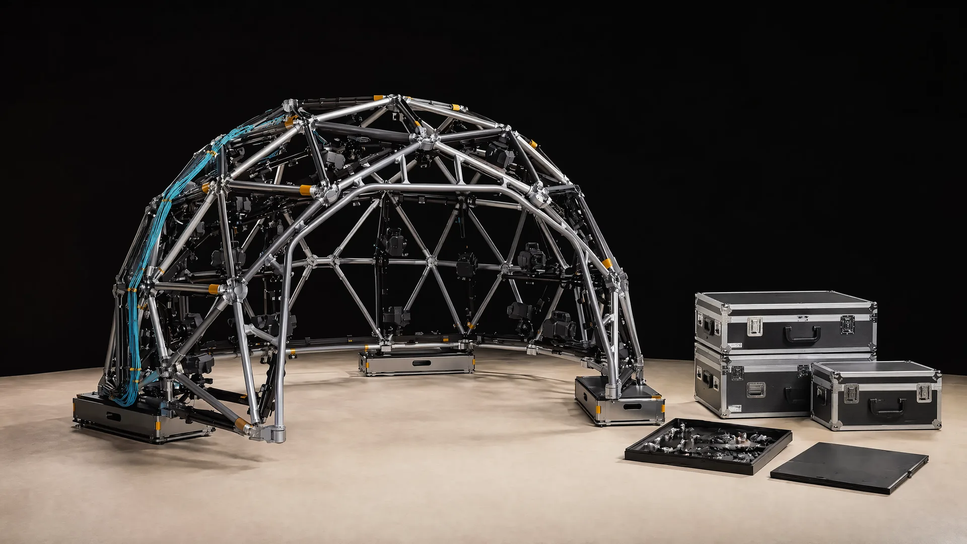 Representative restored signature dome with handoff cases
